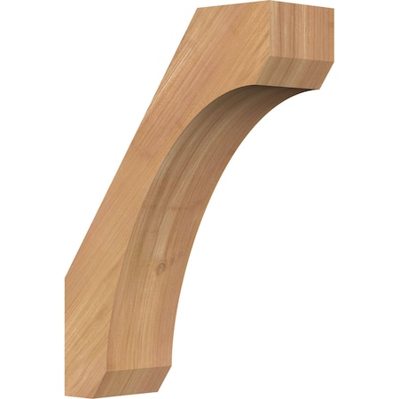 Ekena Millwork 3 1/2"W x 10"D x 14"H Legacy Smooth Knee Brace, Western Red Cedar BRC04X10X14LEC00SWR
